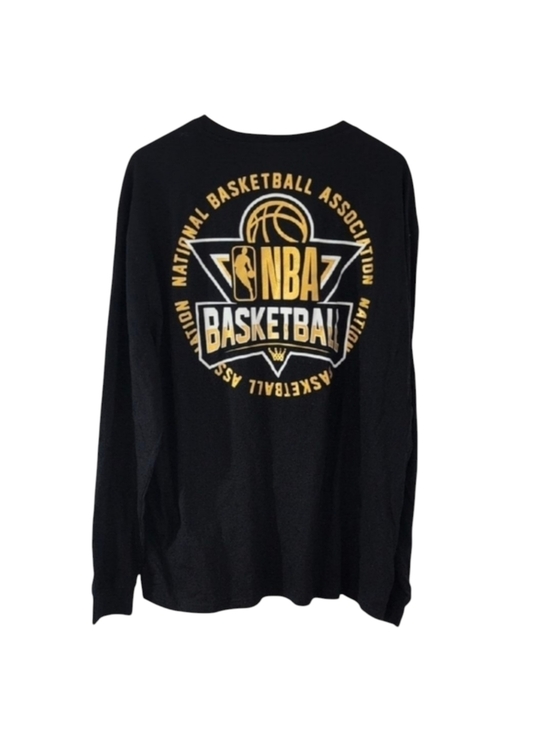 NBA Other - NBA Black Long Sleeve Tee with Crew Neck